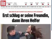 Bild zum Artikel: Fahndung in Berlin - Erst schlug er seine Freundin, dann ihren Helfer