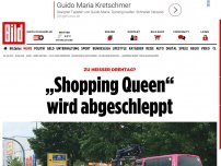 Bild zum Artikel: Zu heißer Drehtag? - „Shop­ping Queen“ wird ab­ge­schleppt