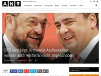 Bild zum Artikel: SPD bestätigt: Kriminelle Asylbewerber werden auch weiterhin nicht abgeschoben