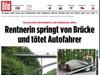 Bild zum Artikel: Bei Würselen (NRW) - Frau springt von Brücke und tötet Autofahrer