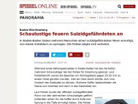 Bild zum Artikel: Baden-Württemberg: Schaulustige feuern Suizidgefährdeten an