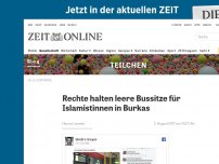 Bild zum Artikel: Rechte halten leere Bussitze für Islamistinnen in Burkas