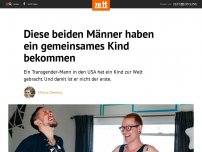 Bild zum Artikel: Diese beiden Männer haben ein gemeinsames Kind bekommen