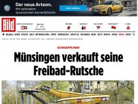 Bild zum Artikel: Auf ebay - Münsingen versteigert seine Freibad-Rutsche