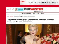 Bild zum Artikel: „Beschämend und zum Kotzen!“ – Melanie Müller hetzt gegen Flüchtlinge und ihre Fans gehen auf die Barrikaden