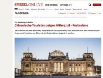 Bild zum Artikel: Vor Reichstag in Berlin: Chinesische Touristen zeigen Hitlergruß - Festnahme