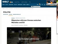 Bild zum Artikel: Spanische Exklave Ceuta: Migranten stürmen Grenze zwischen Marokko und EU