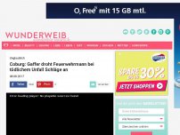 Bild zum Artikel: Bei tödlichem Unfall: Gaffer drohte Feuerwehrmann Prügel an!