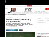 Bild zum Artikel: „Schreiben nach Gehör“: Immer mehr Bundesländer kehren ab