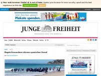 Bild zum Artikel: Illegale Einwanderer stürmen spanischen Strand