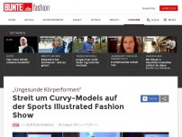 Bild zum Artikel: „Ungesunde Körperformen': Streit um Curvy-Models auf der Sports Illustrated Fashion Show