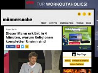 Bild zum Artikel: Dieser Mann erklärt in 4 Minuten, warum Religion kompletter Blödsinn ist [VIDEO]