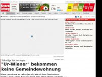 Bild zum Artikel: 'Ur-Wiener' bekommen keine Gemeindewohnung