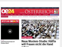 Bild zum Artikel: Neue Moslem-Studie: Hälfte will Frauen nicht die Hand geben