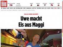 Bild zum Artikel: Eklig oder lecker? - Uwe macht Eis aus Maggi