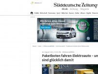 Bild zum Artikel: Paketboten fahren Elektroauto - und sind glücklich damit