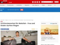 Bild zum Artikel: Köln - US-Einreiseverbot für Abdullah – Frau und Kinder durften fliegen