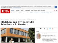 Bild zum Artikel: Mädchen aus Syrien ist die Schulbeste in Deutsch