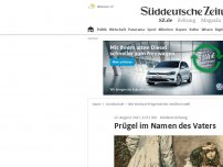 Bild zum Artikel: Prügel im Namen des Vaters