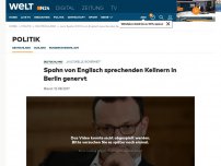 Bild zum Artikel: 'Kulturelle Sicherheit': Spahn von Englisch sprechenden Kellnern in Berlin genervt