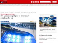 Bild zum Artikel: Massenschlägerei in Göttingen - 200 Menschen prügeln in Innenstadt aufeinander ein