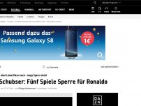 Bild zum Artikel: Ronaldo imitiert Messi und fliegt - Megastrafe droht