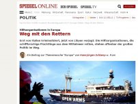 Bild zum Artikel: Hilfsorganisationen in Europa: Weg mit den Rettern