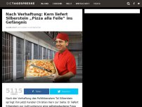 Bild zum Artikel: Nach Verhaftung: Kern liefert Silberstein „Pizza alla Feile“ ins Gefängnis