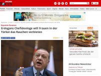 Bild zum Artikel: Hayrettin Karaman - Erdogans Chefideologe will Frauen in der Türkei das Rauchen verbieten