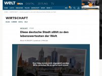 Bild zum Artikel: Studie: Diese deutsche Stadt zählt zu den lebenswertesten der Welt