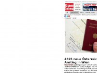 Bild zum Artikel: 4695 neue Österreicher: Größter Anstieg in Wien!
