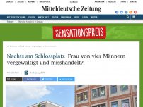 Bild zum Artikel: Vergewaltigung am Schlossplatz: Frau von vier Männern missbraucht