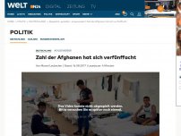 Bild zum Artikel: Asylbewerber: Zahl der Afghanen hat sich verfünffacht