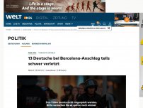Bild zum Artikel: Terroranschlag in Barcelona: Verdächtiger verschanzt sich in Bar - Großaufgebot der Polizei im Einsatz