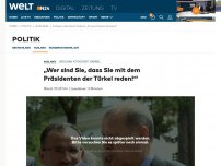 Bild zum Artikel: Erdogan attackiert Gabriel: 'Wer sind Sie, dass Sie mit dem Präsidenten der Türkei reden?'