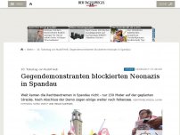 Bild zum Artikel: 1000 Neonazis wollen heute in Spandau aufmarschieren