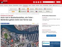 Bild zum Artikel: Polizeieinsatz in Marseille - Auto rast offenbar in Bushaltestellen in Marseille - Anwohner sollen Gegend meiden
