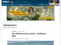 Bild zum Artikel: Kult-Transporter: Der VW-Bus kommt zurück – als Elektro-Bulli
