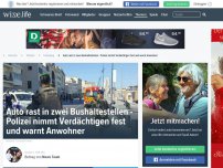 Bild zum Artikel: Auto rast in Menschenmenge - Polizei warnt Anwohner: Gegend meiden!