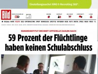Bild zum Artikel: BIBB rechnet Zahlen nach - 59 % der Flüchtlinge haben keinen Schulabschluss