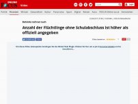 Bild zum Artikel: Behörde rechnet nach - Anzahl der Flüchtlinge ohne Schulabschluss ist höher als offiziell angegeben