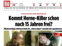 Bild zum Artikel: Marcel H. „reifeverzögert“ - Jugendstrafrecht für Herne-Killer: Kommt er wieder frei?