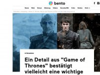 Bild zum Artikel: Ein Detail aus 'Game of Thrones' bestätigt vielleicht eine wichtige Bran-Theorie