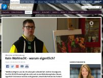 Bild zum Artikel: Kein Wahlrecht für Menschen mit Behinderung - warum eigentlich?