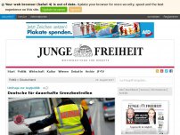 Bild zum Artikel: Deutsche für dauerhafte Grenzkontrollen