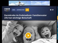 Bild zum Artikel: Darmkrebs im Endstadium: Familienvater (35) hat wichtige Botschaft