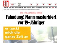 Bild zum Artikel: Ekel-Foto aus Zug - Mann masturbiert vor 19-Jähriger – Fahndung!