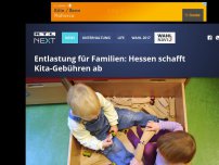 Bild zum Artikel: Entlastung für Familien: Hessen schafft Kita-Gebühren ab