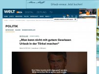 Bild zum Artikel: Sigmar Gabriel : 'Man kann nicht mit gutem Gewissen Urlaub in der Türkei machen'