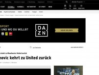 Bild zum Artikel: Perfekt! Ibrahimovic kehrt zu ManUnited zurück